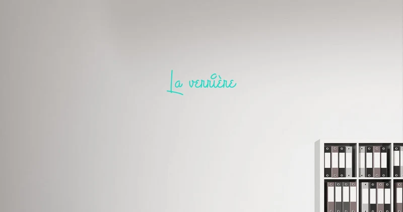 Custom text: La verrière