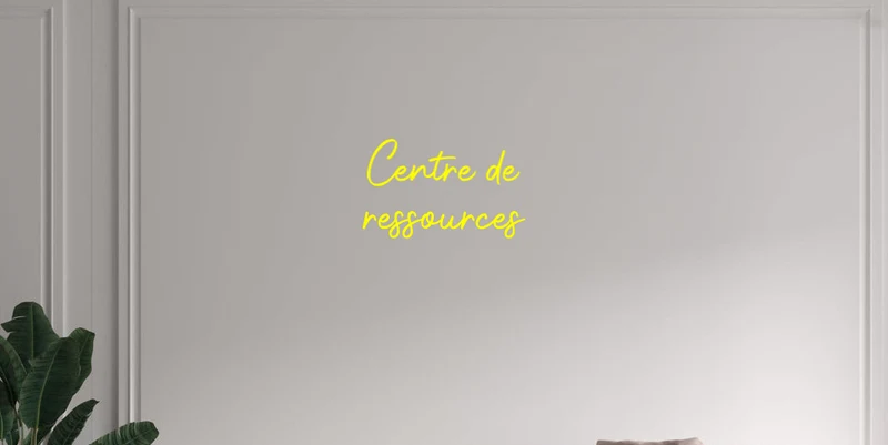 Custom text: Centre de ressources