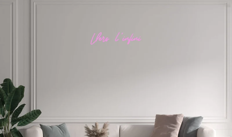 Custom text: Vers l'infini