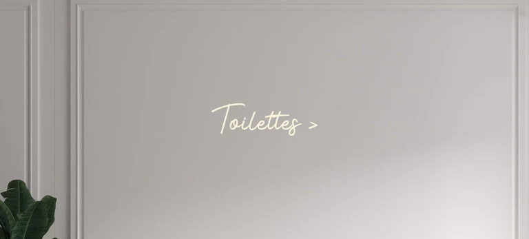 Custom text: Toilettes >