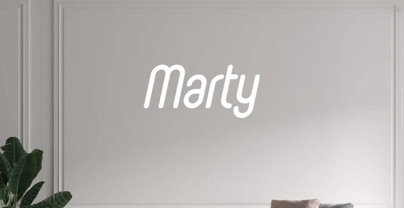 Custom text: Marty