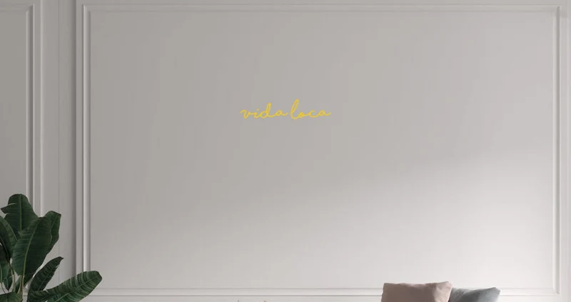 Custom text: Vida Loca
