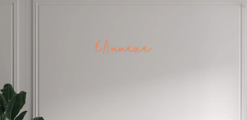 Custom text: l'Annexe