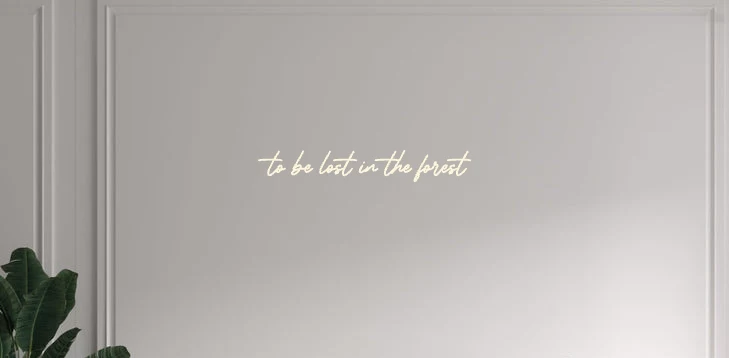 Custom text: to be lost in the forest