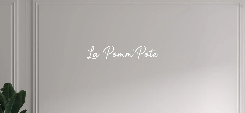 Custom text: La Pomm'Pote