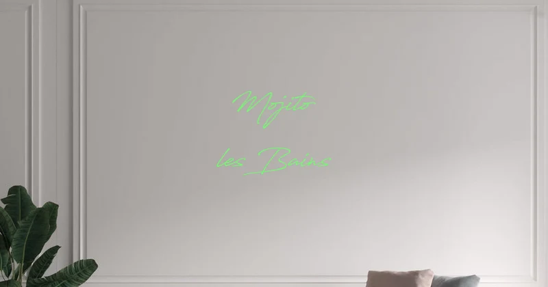 Custom text: Mojito les Bains