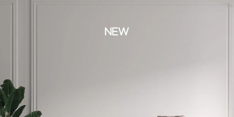 Custom text: NEW