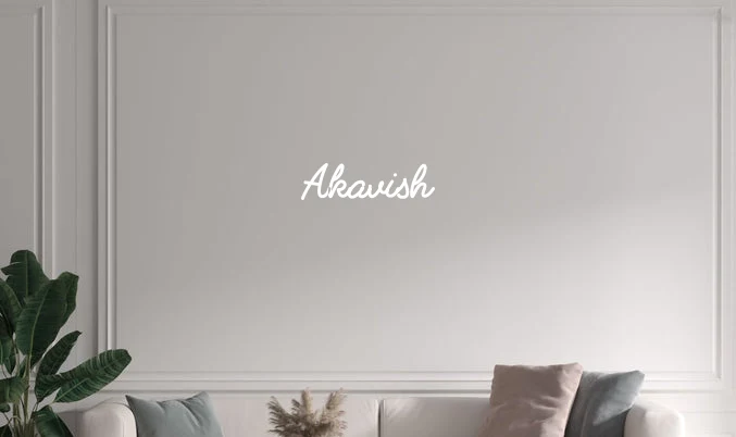 Custom text: Akavish