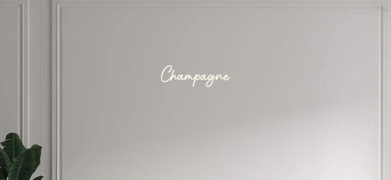 Custom text: Champagne