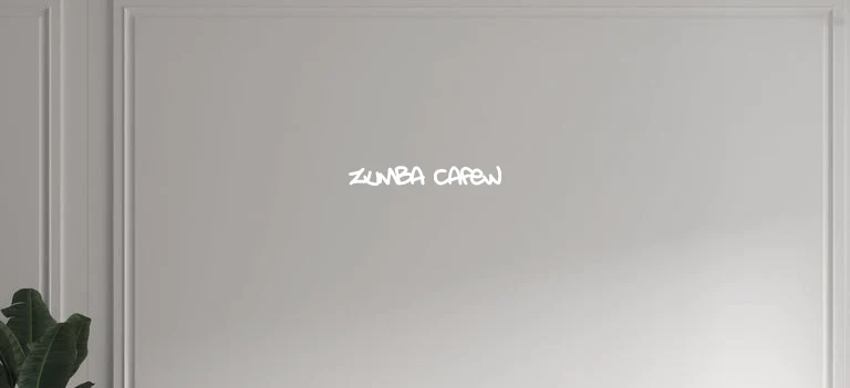 Custom text: Zumba Cafew