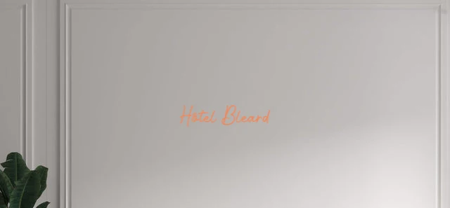 Custom text: Hôtel Bleard