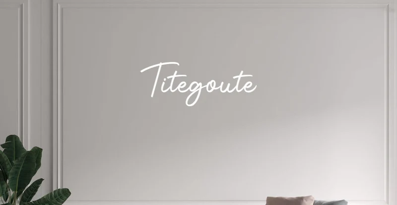 Custom text: Titegoute