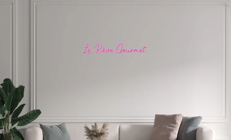 Custom text: Le Rêve Gourmet