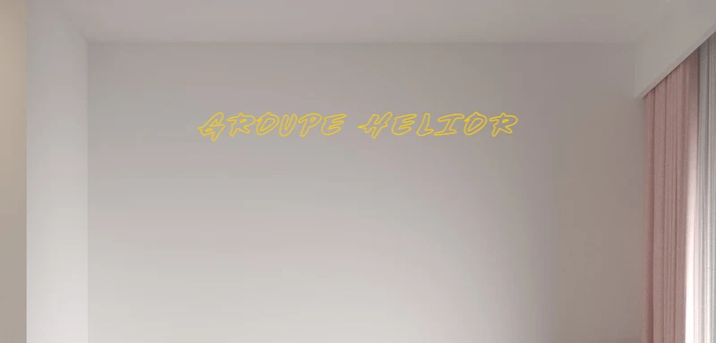 Custom text: GROUPE HELIOR