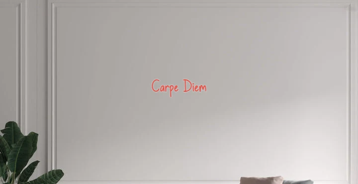 Custom text: Carpe Diem