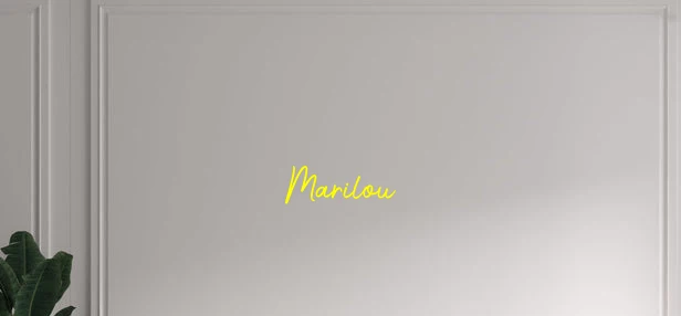 Custom text: Marilou