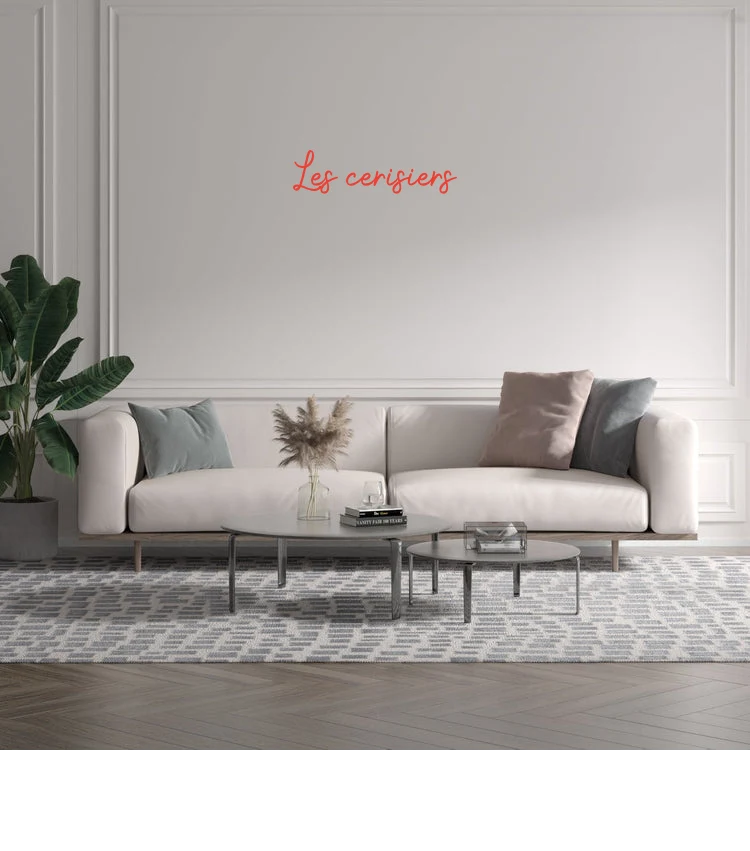 Custom text: Les cerisiers