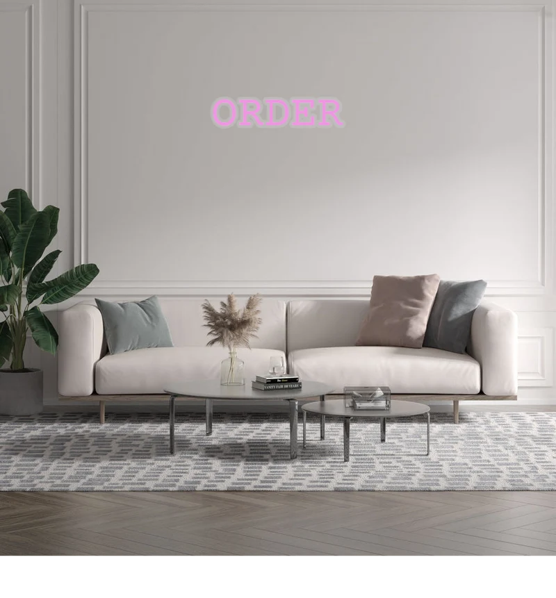 Custom text: ORDER
