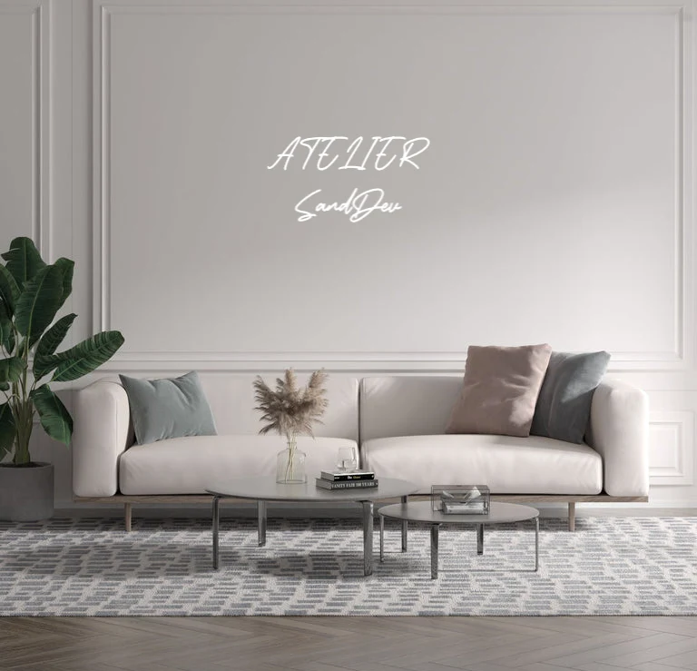 Custom text: ATELIER SandDev