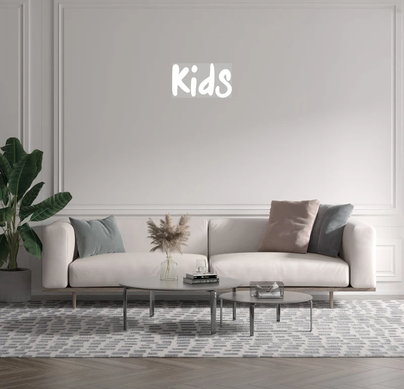 Custom text: kids