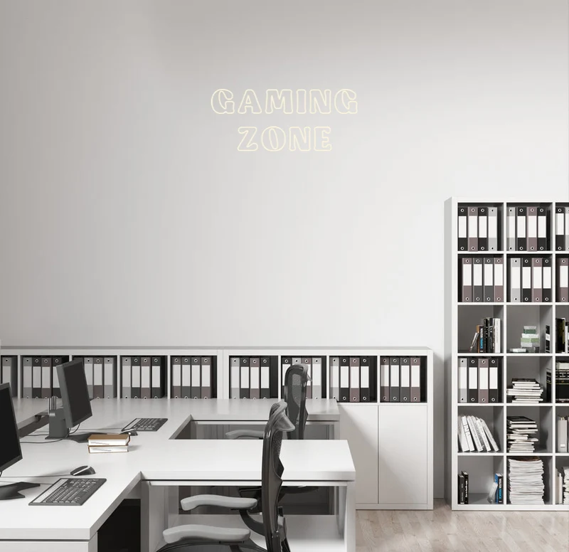 Custom text: GAMING ZONE