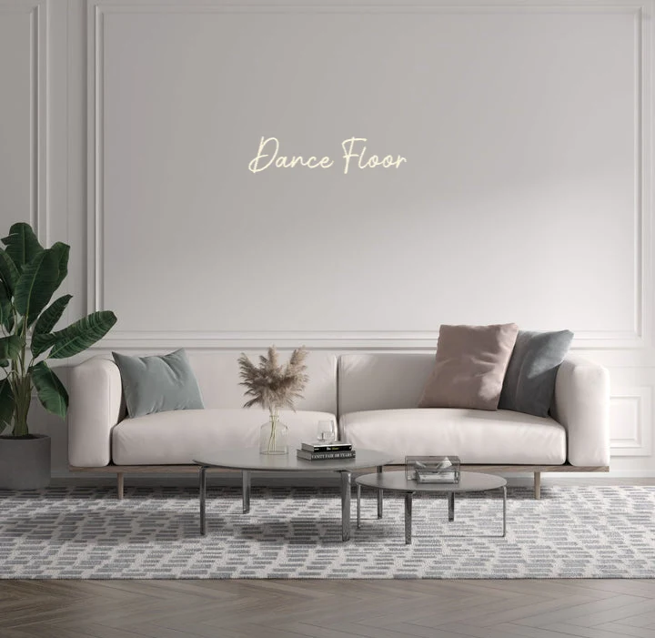Custom text: Dance Floor