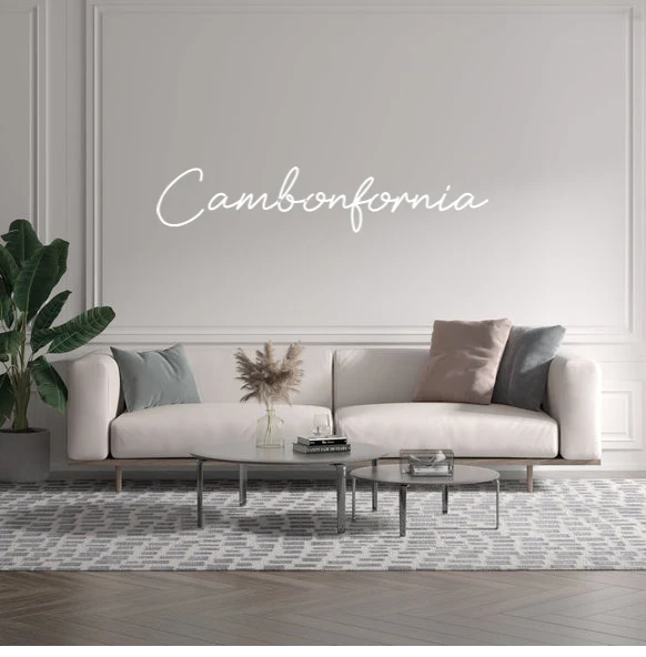 Custom text: Cambonfornia