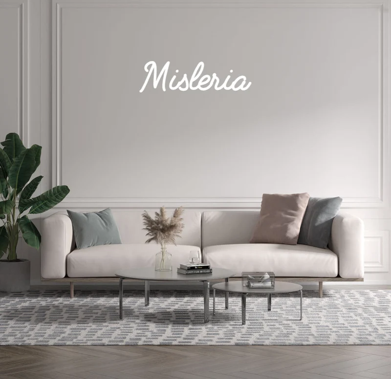 Custom text: Misleria