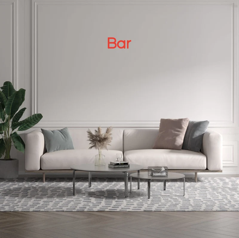 Custom text: Bar