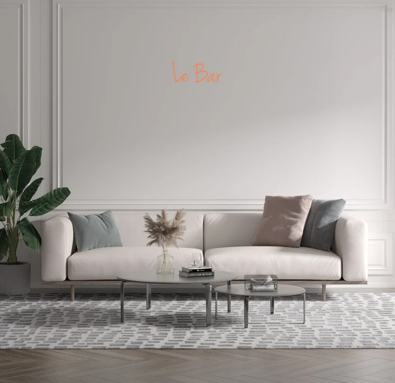 Custom text: Le Bar