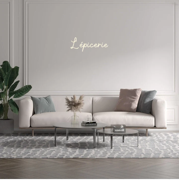 Custom text: L' épicerie