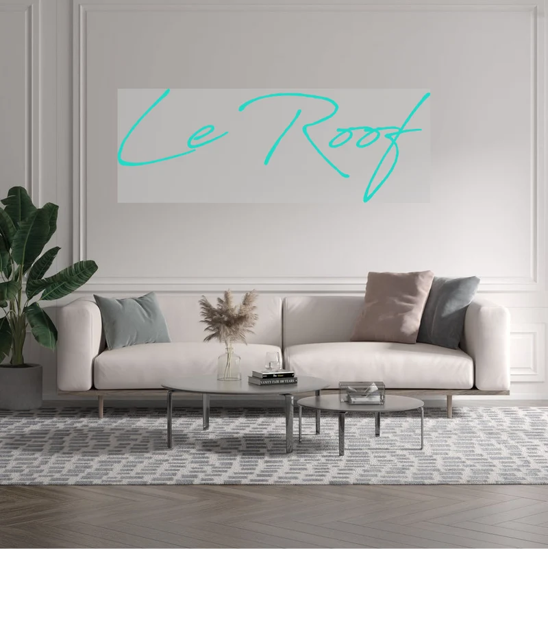 Custom text: Le Roof