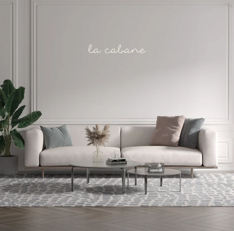 Custom text: la cabane