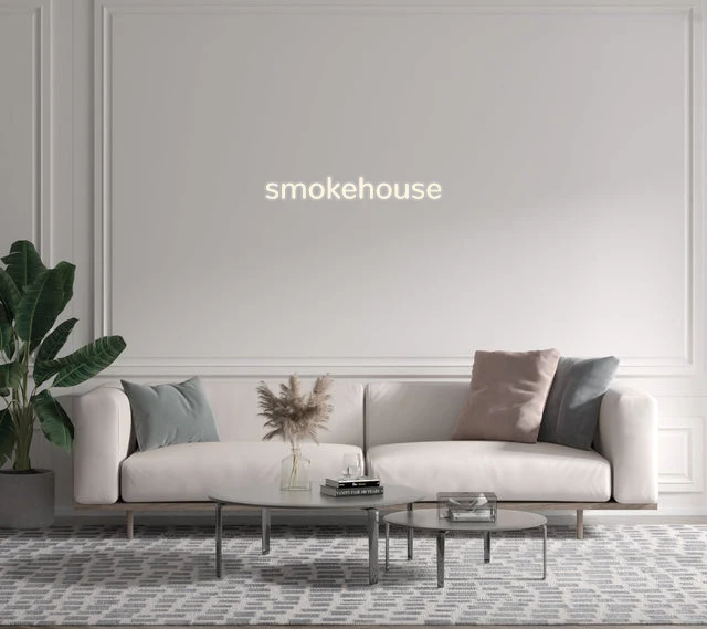 Custom text: smokehouse