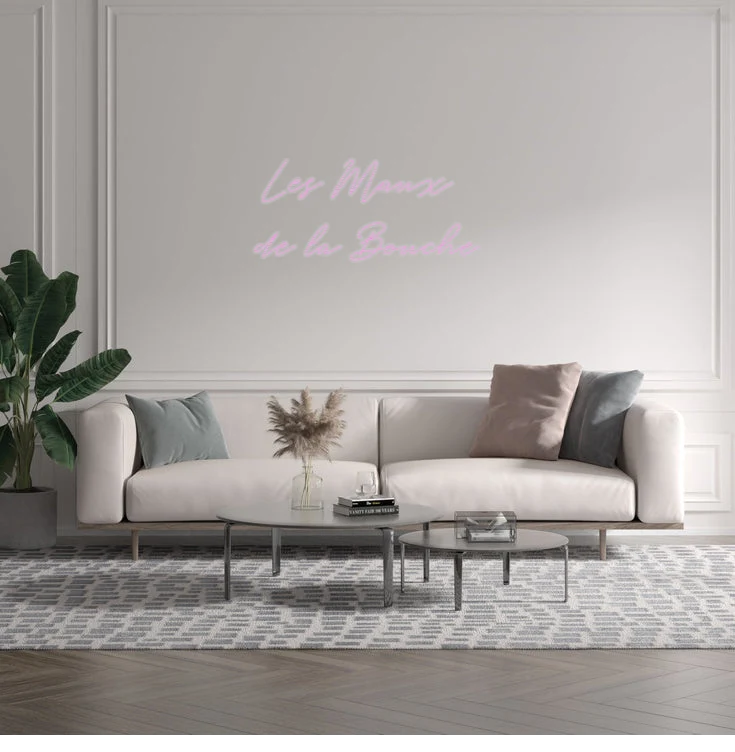 Custom text: Les Maux de la Bouche