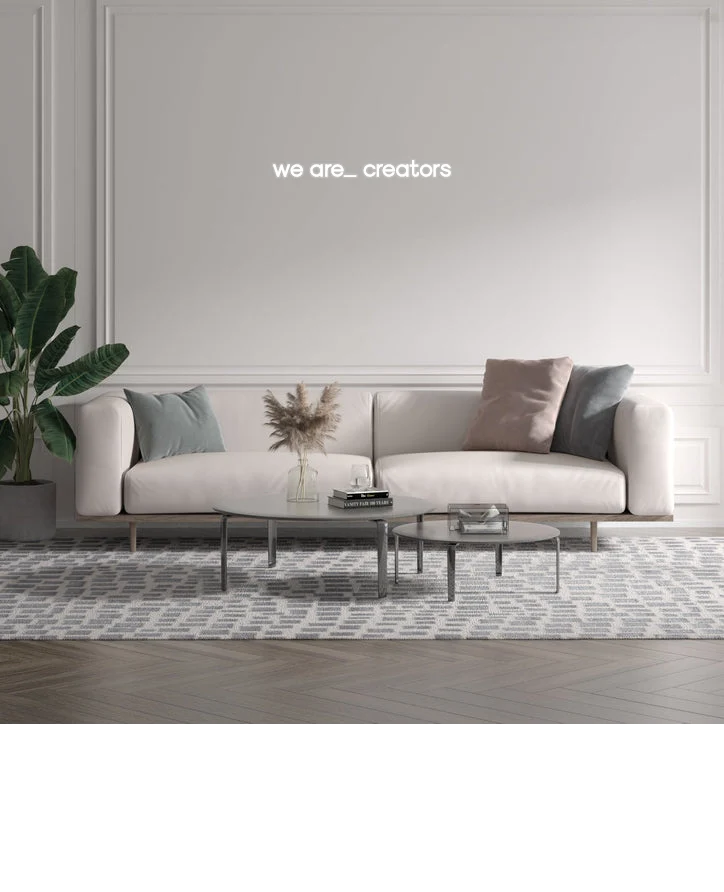 Custom text: we are_ creators