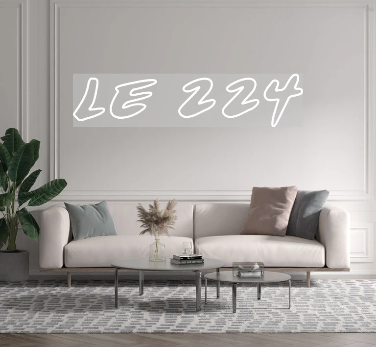 Custom text: LE 224