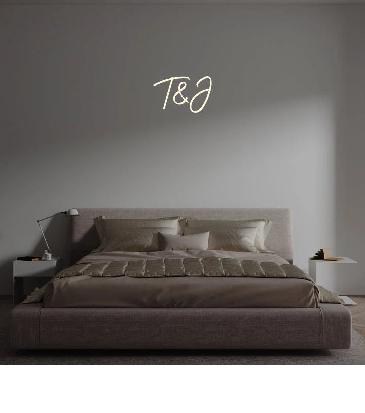 Custom text: T&J
