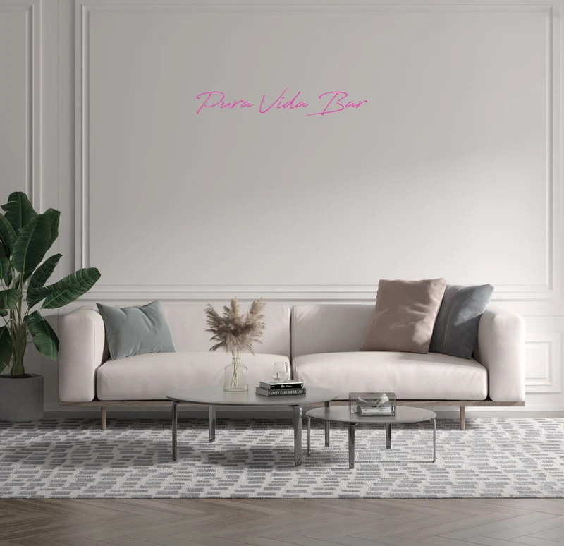 Custom text: Pura Vida Bar