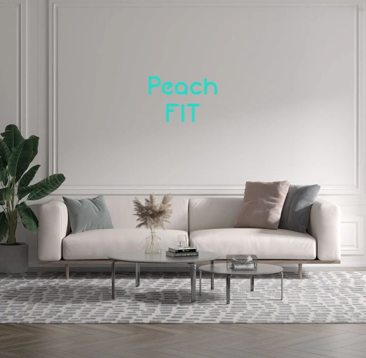 Custom text: Peach FIT