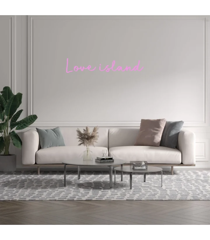 Custom text: Love island