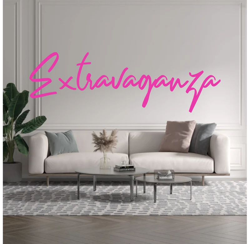 Custom text: Extravaganza