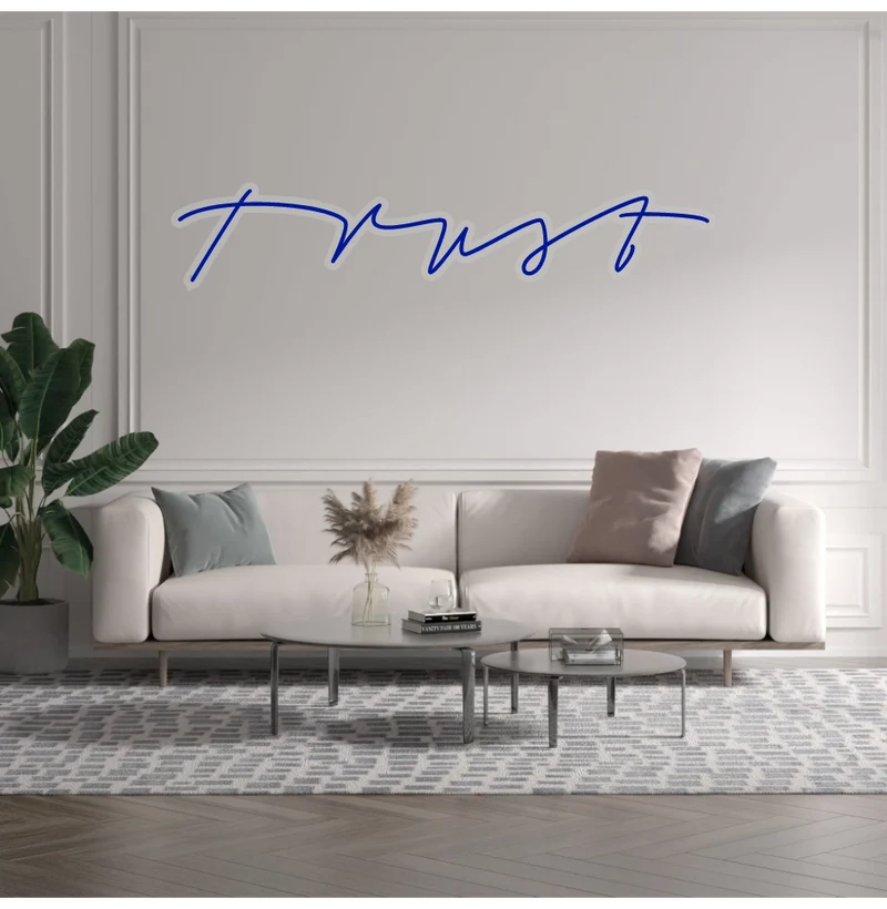 Custom text: Trust