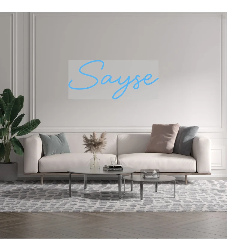 Custom text: Sayse