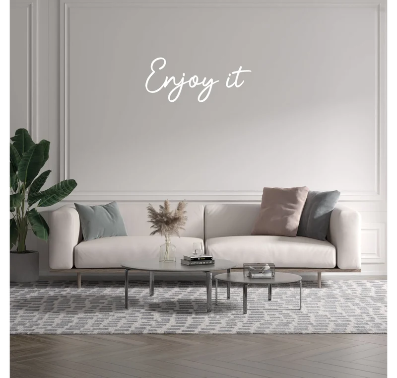 Custom text: Enjoy it