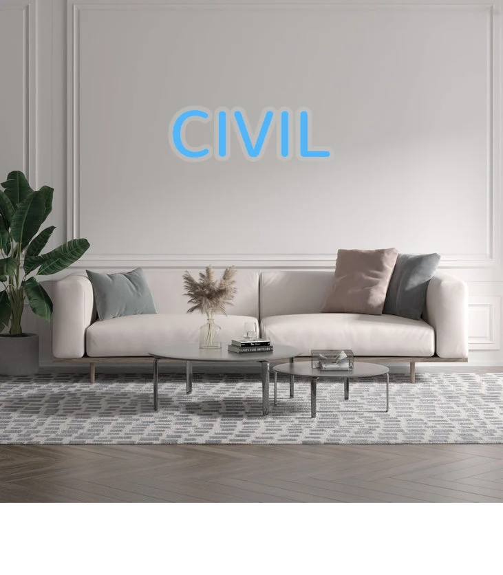 Custom text: CIVIL
