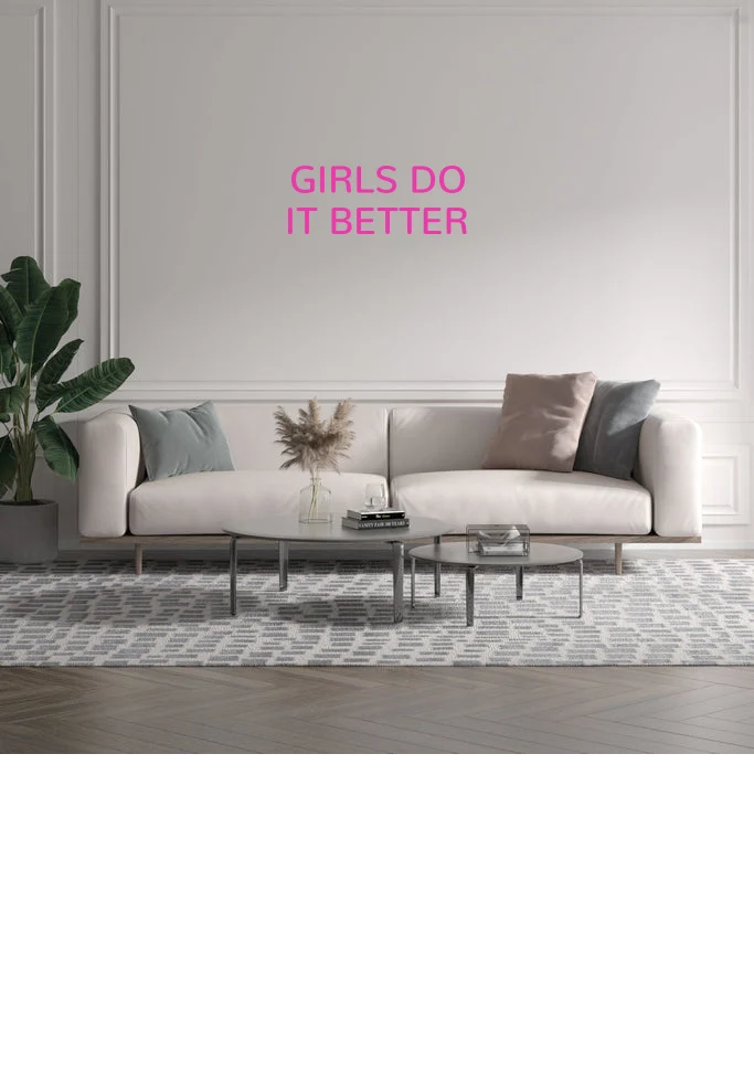 Custom text: GIRLS DO IT BETTER