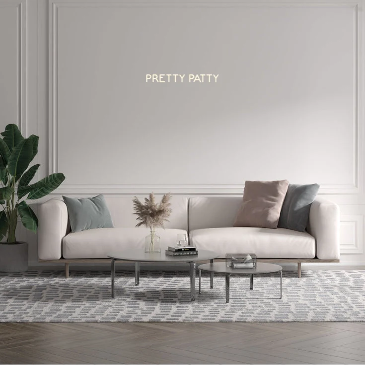 Custom text: PRETTY PATTY