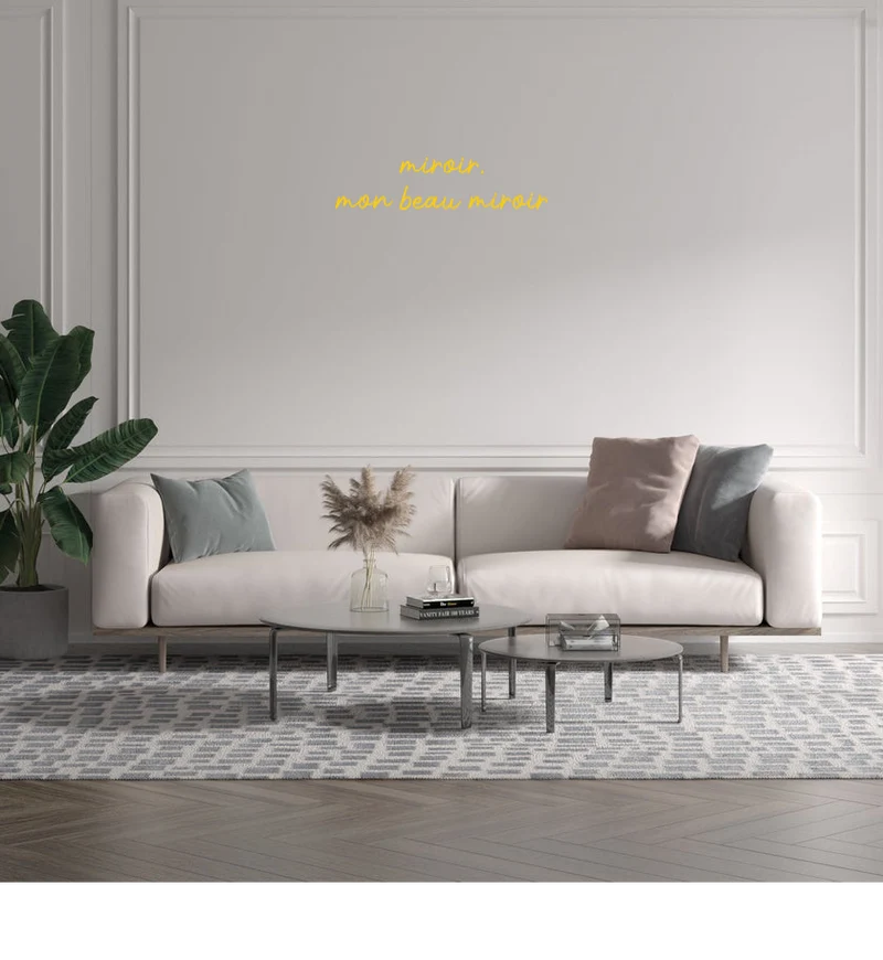 Custom text: miroir, mon beau miroir
