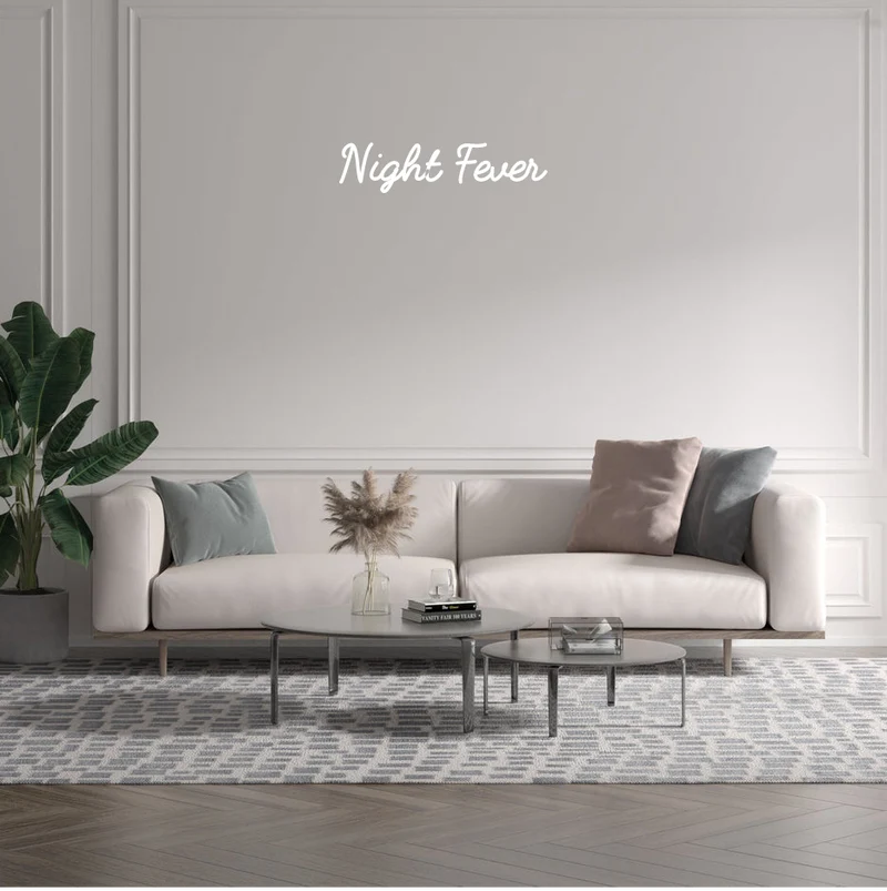 Custom text: Night Fever